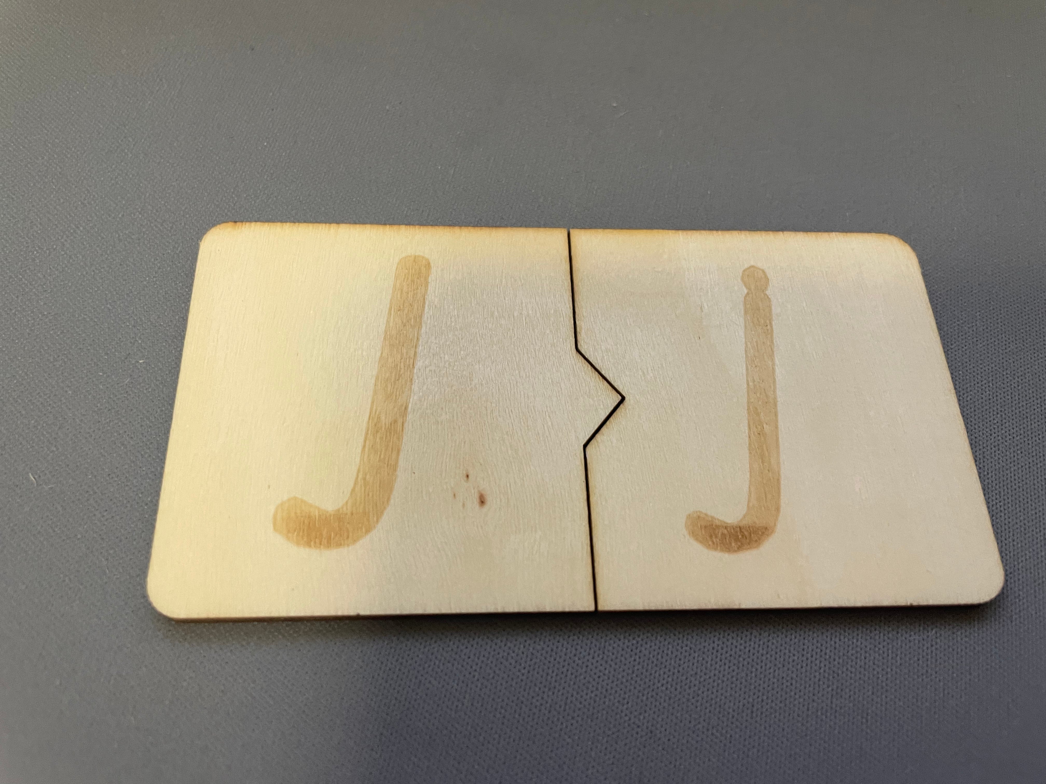 Wooden Letter Tiles - NSW Foundation Font - Puzzle