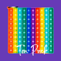 Crazy Rainbow - Pop It Hundred (100) Chart