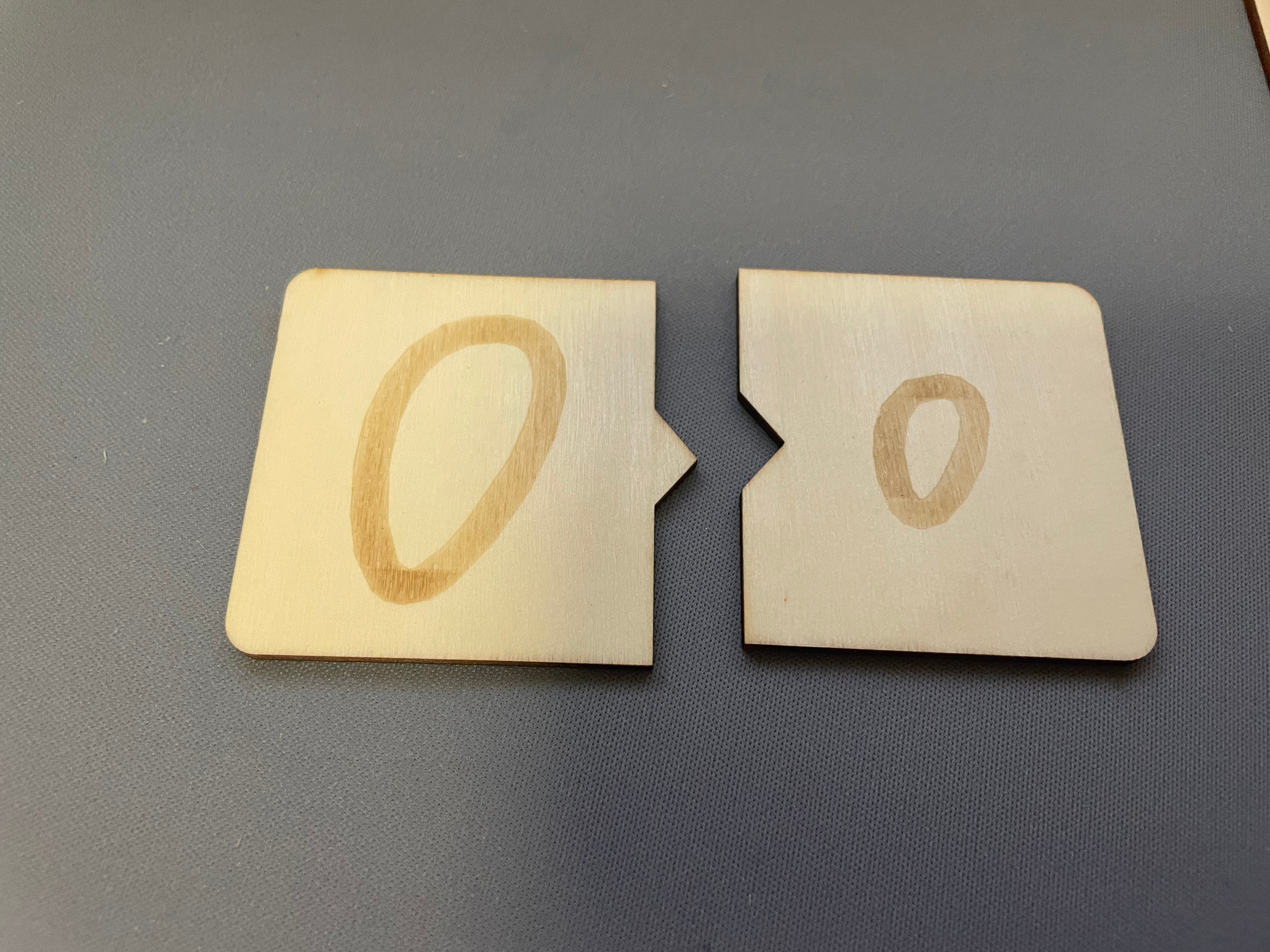 Wooden Letter Tiles - NSW Foundation Font - Puzzle