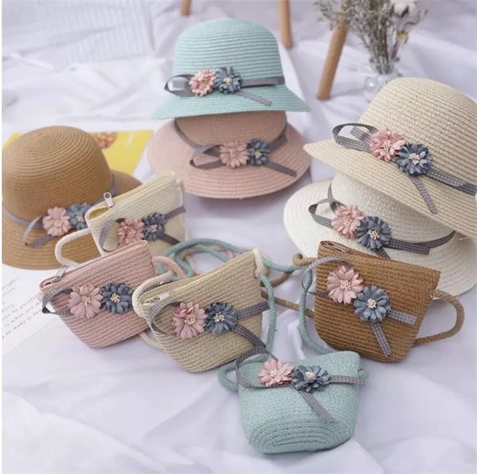 Love Always - Straw Hat & Bag
