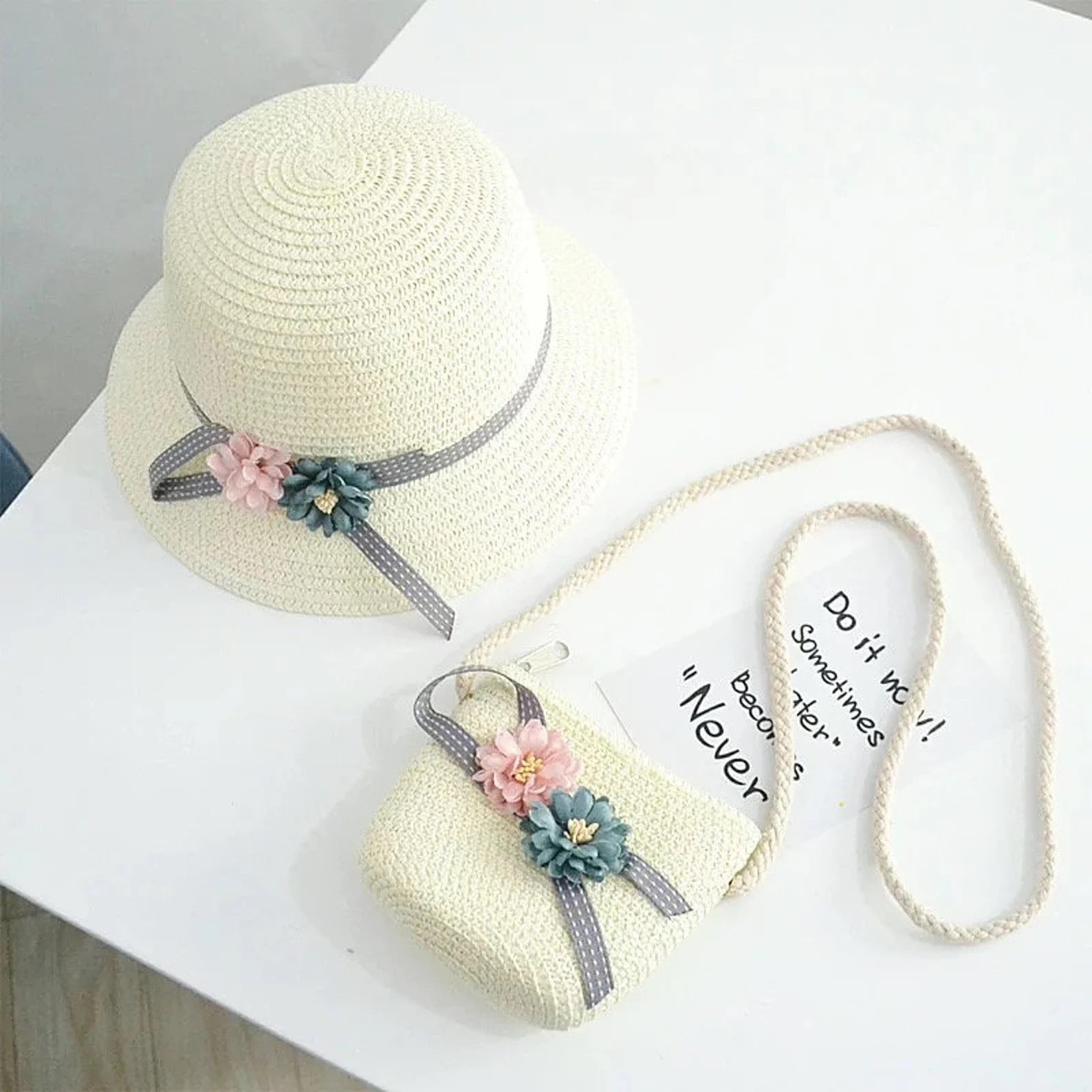 Love Always - Straw Hat & Bag