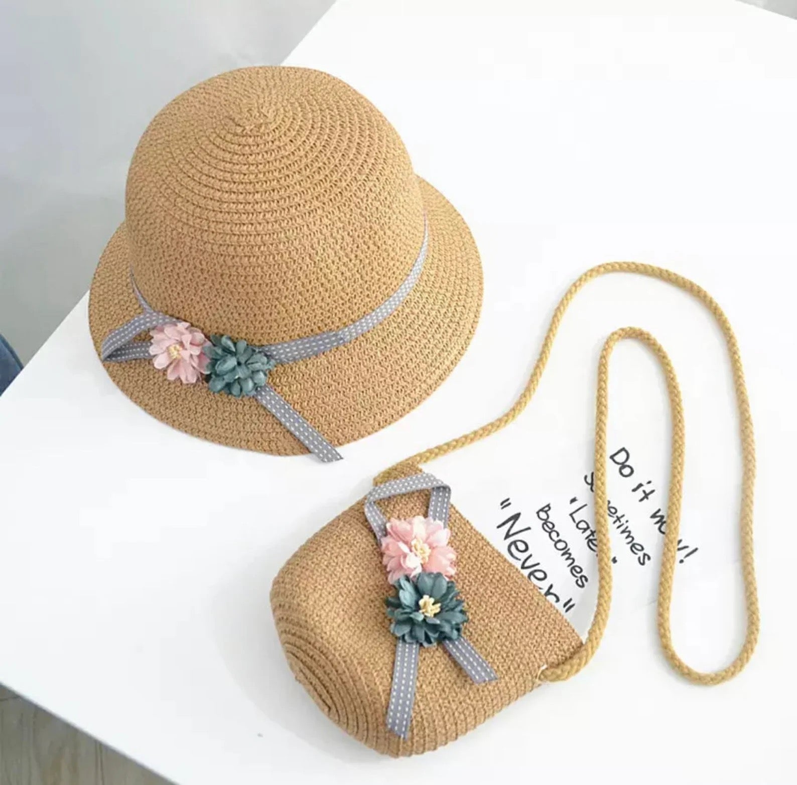 Love Always - Straw Hat & Bag